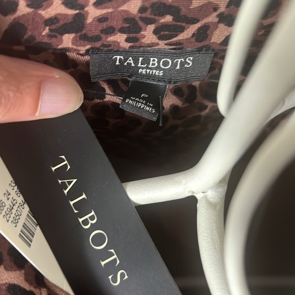 NWT Talbots Cheetah long sleeved dress - Picture 4 of 7